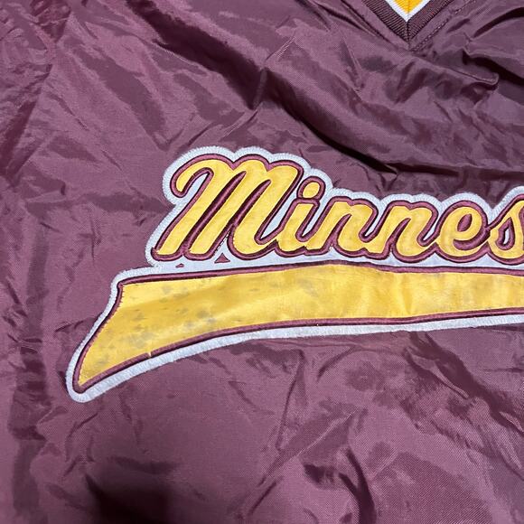 Y2K Steve & Barry's Minnesota Gophers Windbreaker University Pullover Men's XL - Picture 2 of 6